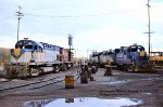 Delaware and Hudson, D&H C420 408 -RS11 5007, at the engine terminal Mechanicville, New York. October 7, 1978. 